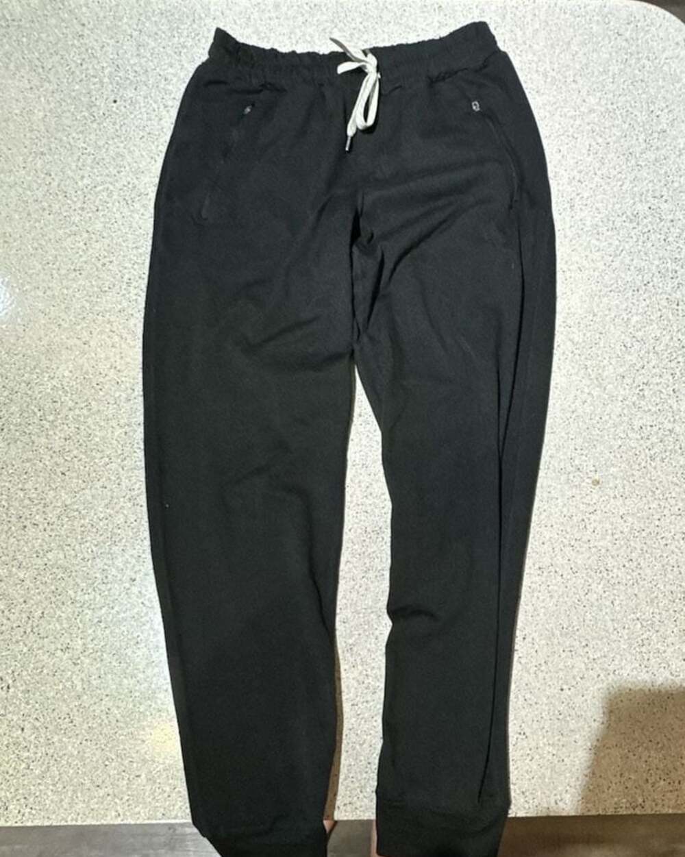 Vuori Men's Ponto Performance Jogger V438 Size S Black Heathered Sweatpants